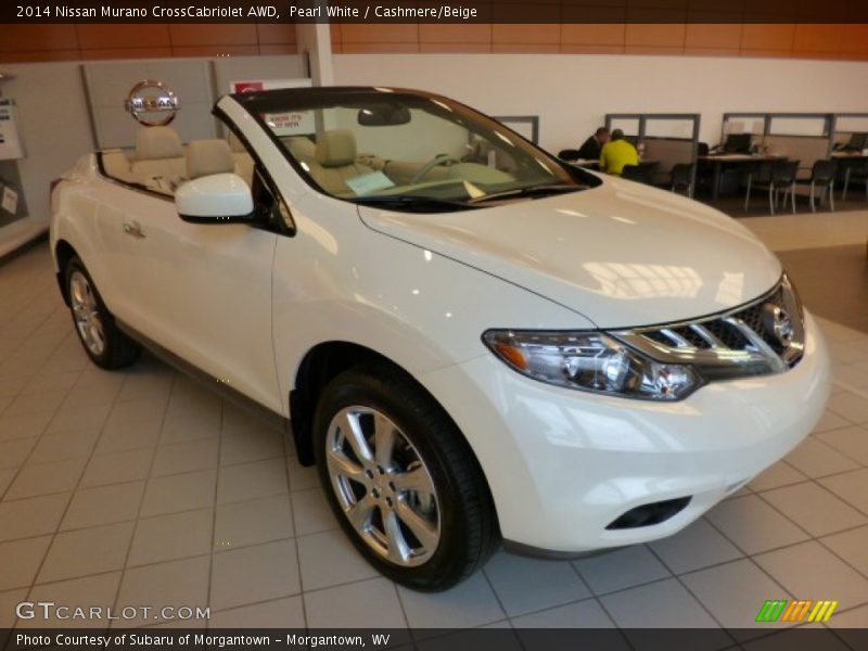 Pearl White / Cashmere/Beige 2014 Nissan Murano CrossCabriolet AWD