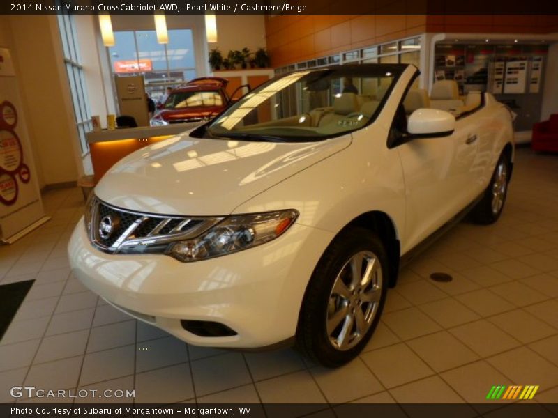 Pearl White / Cashmere/Beige 2014 Nissan Murano CrossCabriolet AWD