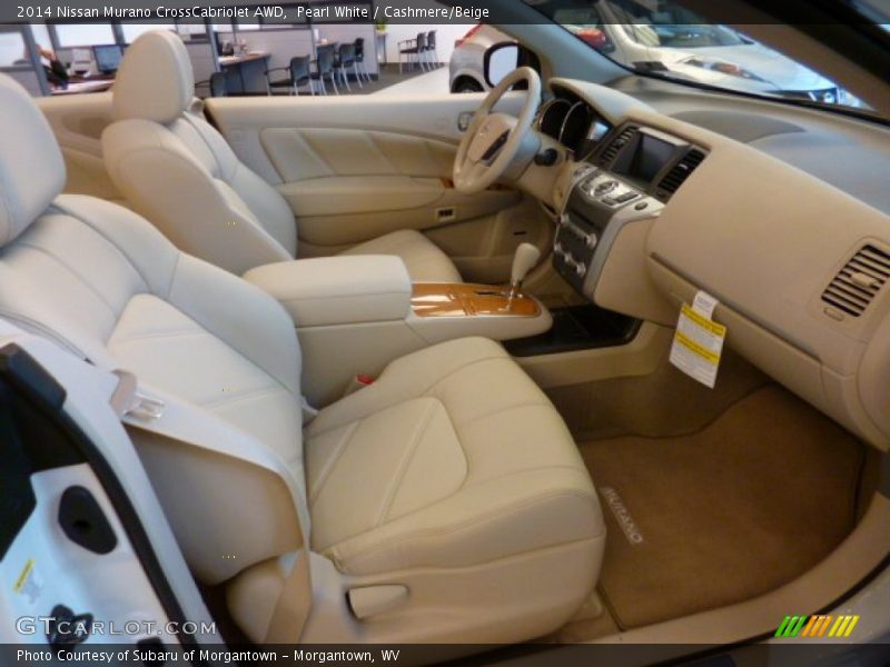 Front Seat of 2014 Murano CrossCabriolet AWD