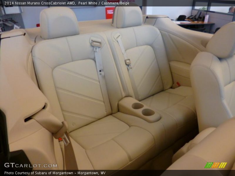 Rear Seat of 2014 Murano CrossCabriolet AWD