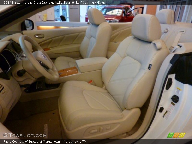 Front Seat of 2014 Murano CrossCabriolet AWD