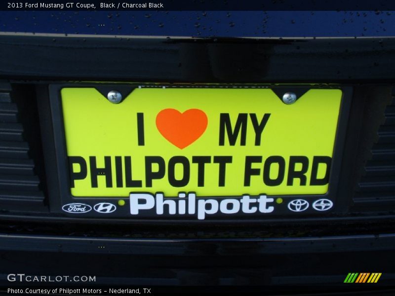 Black / Charcoal Black 2013 Ford Mustang GT Coupe
