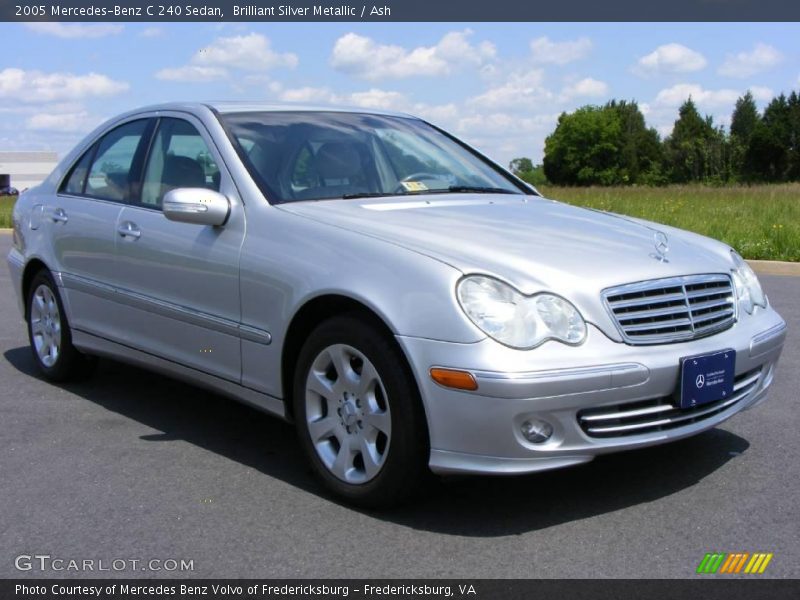 Brilliant Silver Metallic / Ash 2005 Mercedes-Benz C 240 Sedan