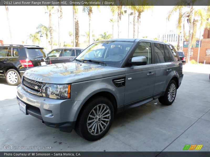 Orkney Grey Metallic / Ebony 2012 Land Rover Range Rover Sport HSE