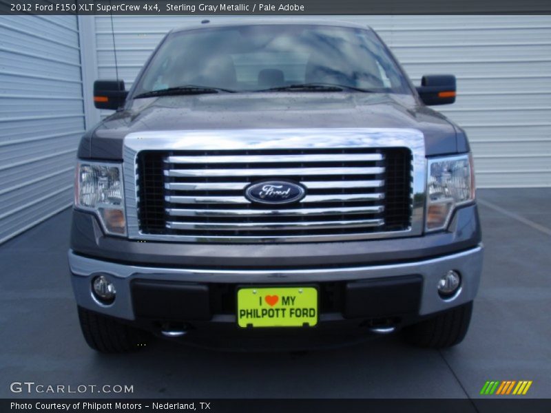 Sterling Gray Metallic / Pale Adobe 2012 Ford F150 XLT SuperCrew 4x4