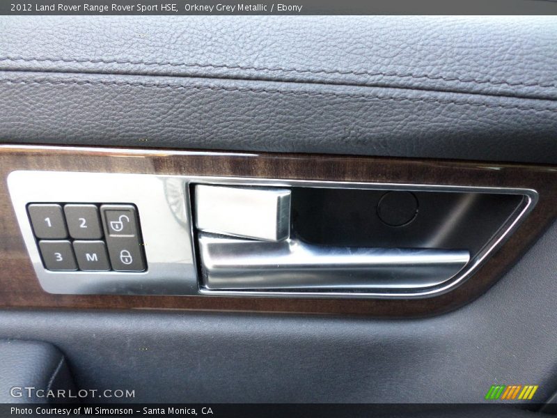 Orkney Grey Metallic / Ebony 2012 Land Rover Range Rover Sport HSE