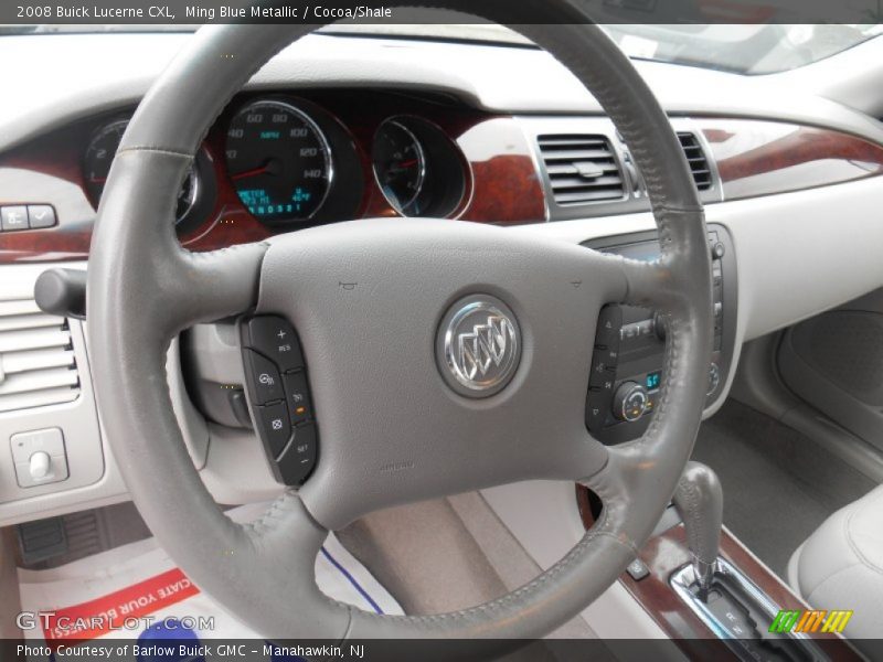Ming Blue Metallic / Cocoa/Shale 2008 Buick Lucerne CXL