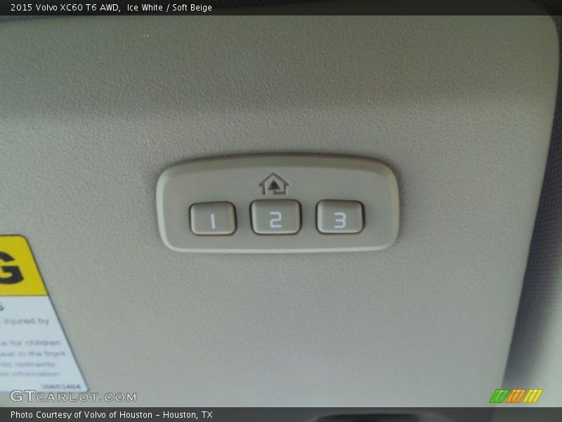 Ice White / Soft Beige 2015 Volvo XC60 T6 AWD