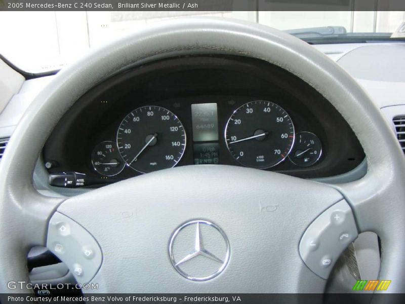 Brilliant Silver Metallic / Ash 2005 Mercedes-Benz C 240 Sedan