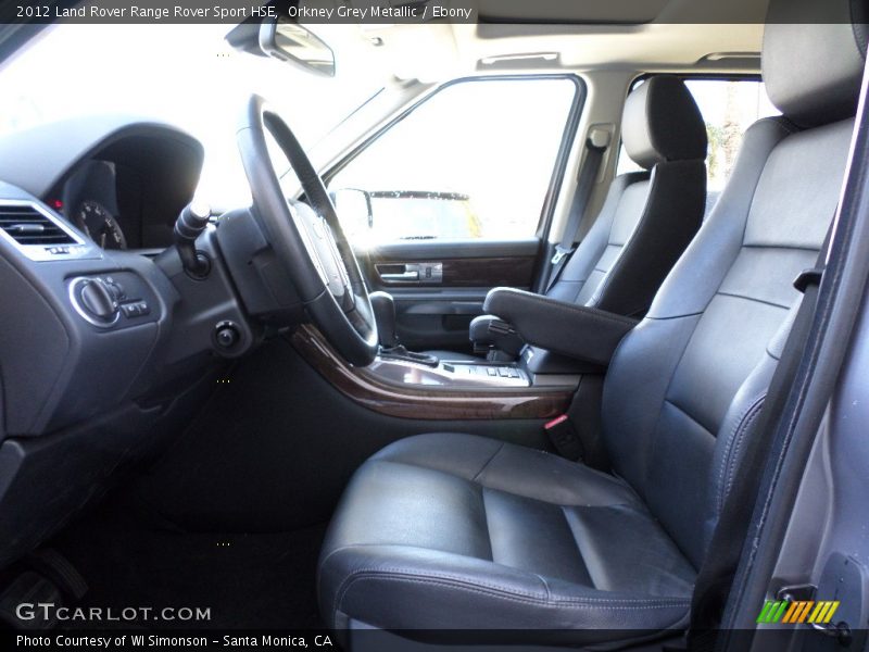 Orkney Grey Metallic / Ebony 2012 Land Rover Range Rover Sport HSE
