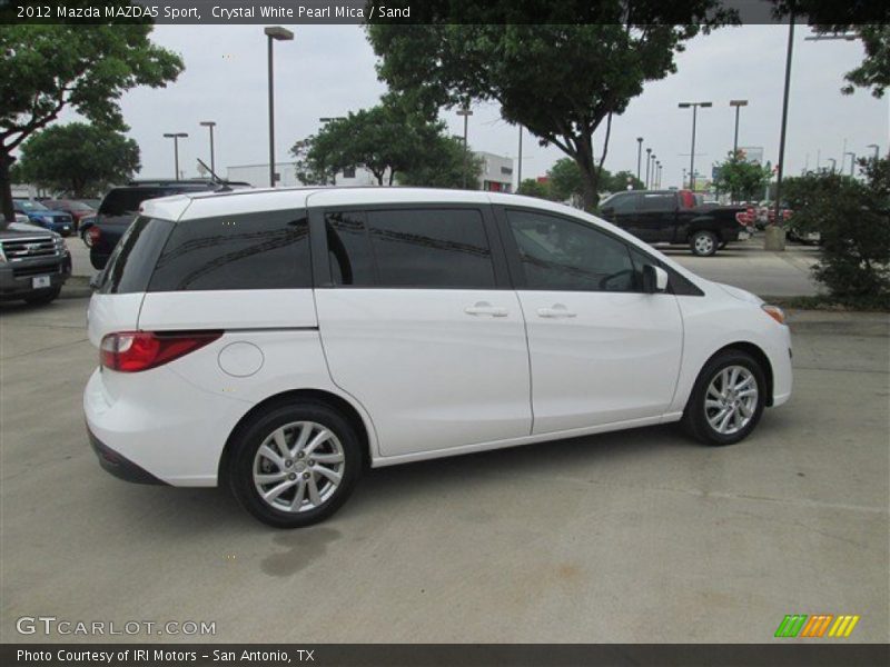 Crystal White Pearl Mica / Sand 2012 Mazda MAZDA5 Sport