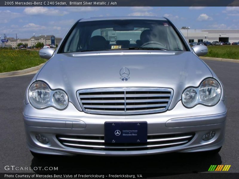 Brilliant Silver Metallic / Ash 2005 Mercedes-Benz C 240 Sedan