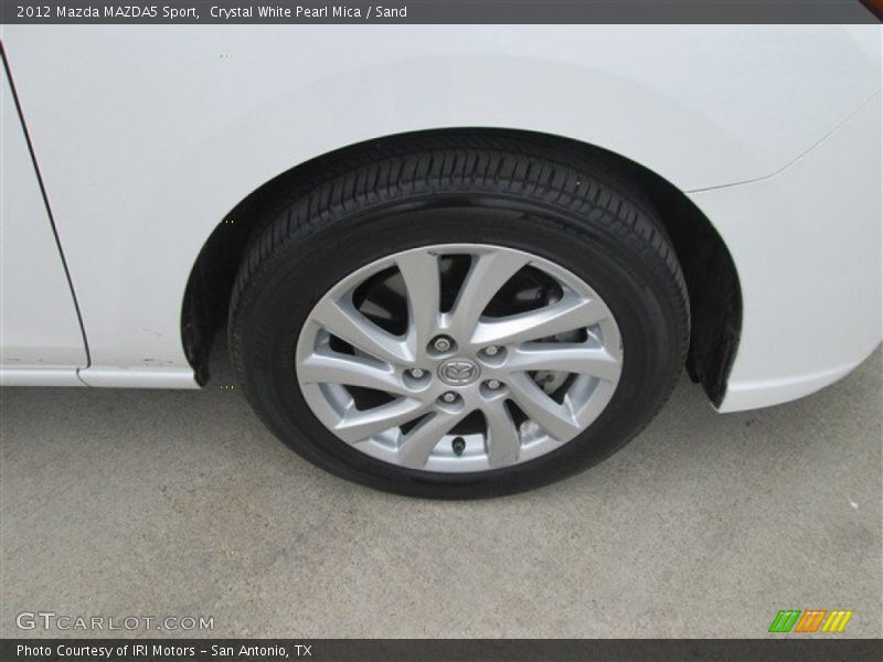 Crystal White Pearl Mica / Sand 2012 Mazda MAZDA5 Sport