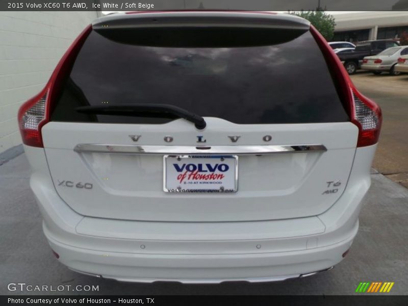 Ice White / Soft Beige 2015 Volvo XC60 T6 AWD