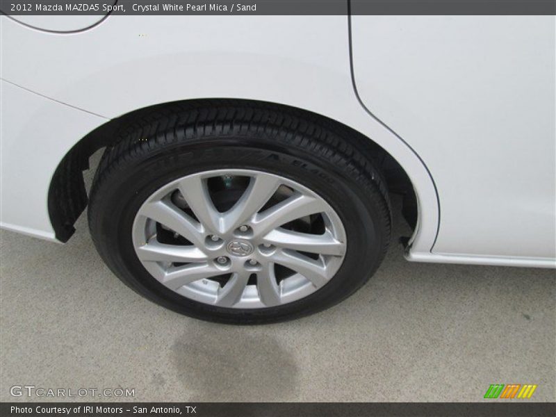 Crystal White Pearl Mica / Sand 2012 Mazda MAZDA5 Sport