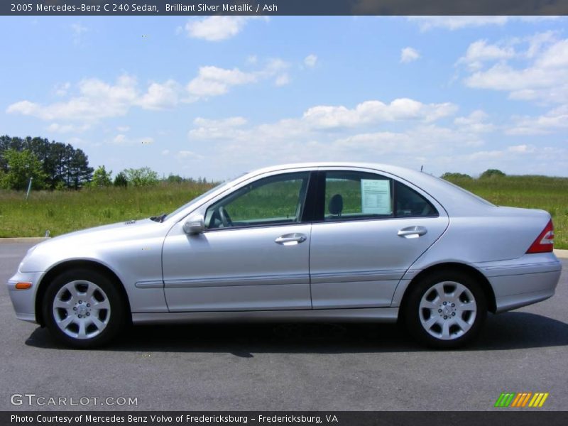Brilliant Silver Metallic / Ash 2005 Mercedes-Benz C 240 Sedan