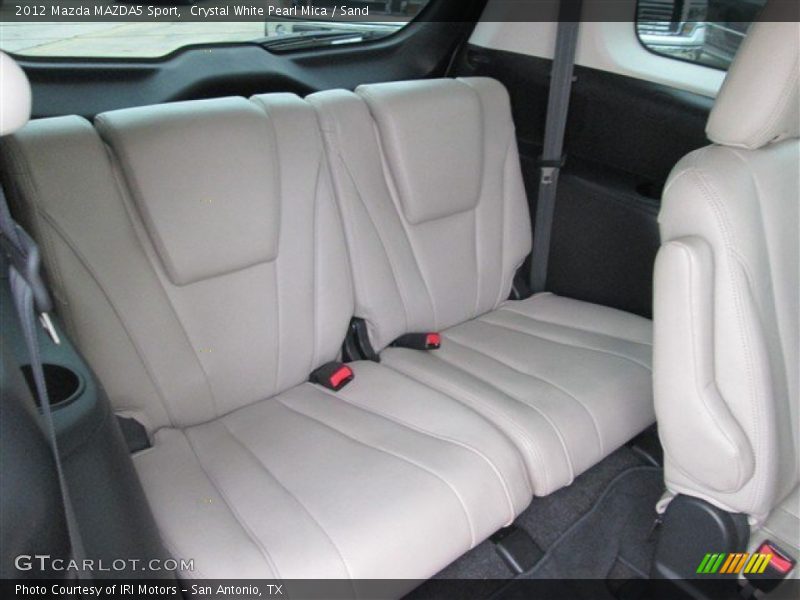 Crystal White Pearl Mica / Sand 2012 Mazda MAZDA5 Sport