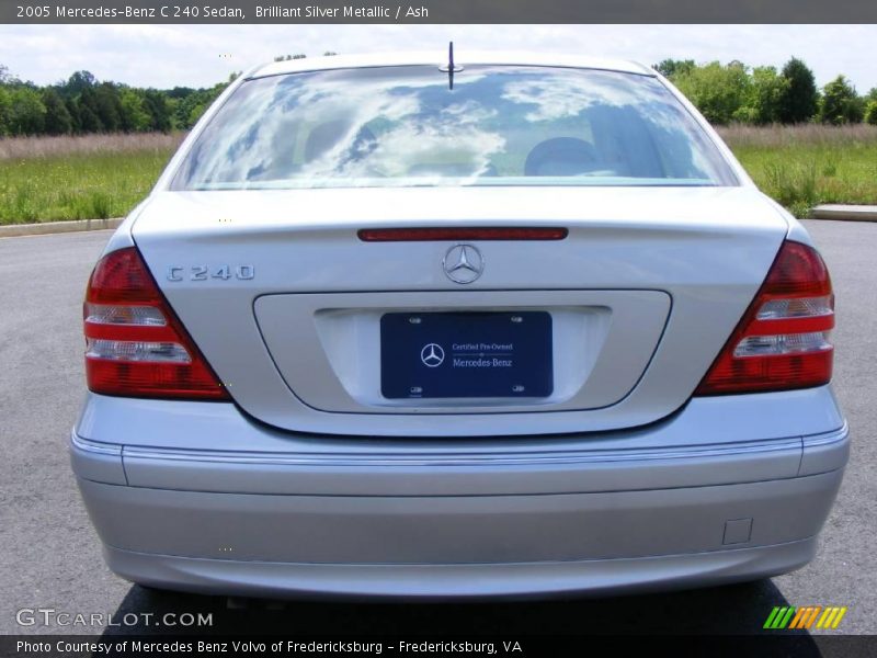 Brilliant Silver Metallic / Ash 2005 Mercedes-Benz C 240 Sedan