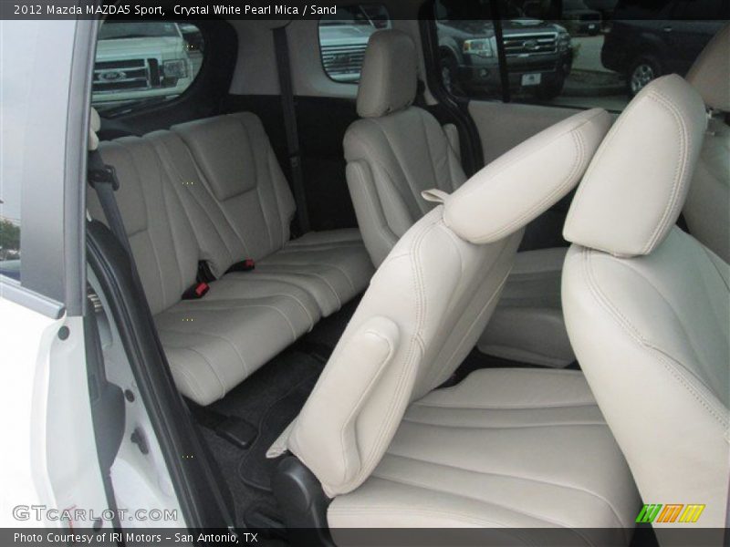 Crystal White Pearl Mica / Sand 2012 Mazda MAZDA5 Sport