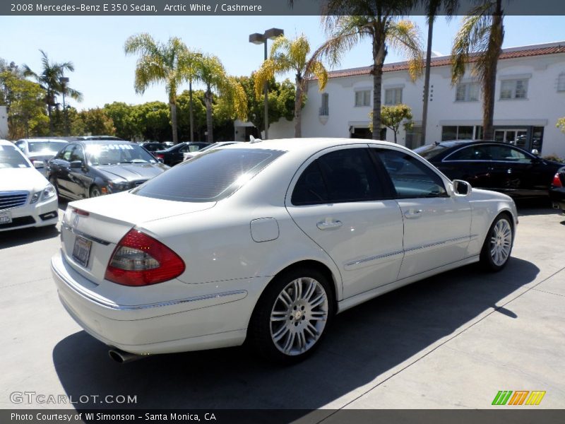 Arctic White / Cashmere 2008 Mercedes-Benz E 350 Sedan