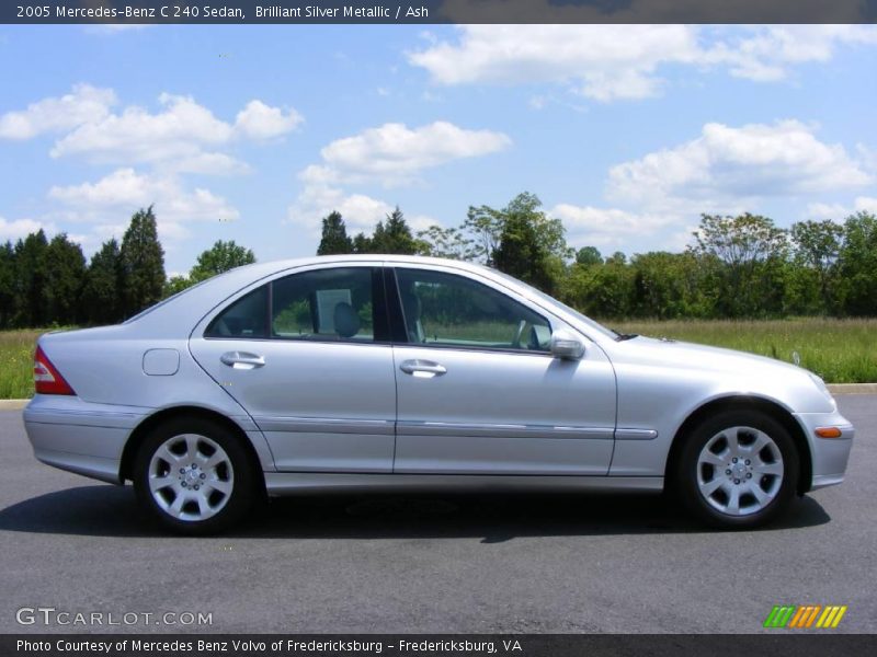 Brilliant Silver Metallic / Ash 2005 Mercedes-Benz C 240 Sedan