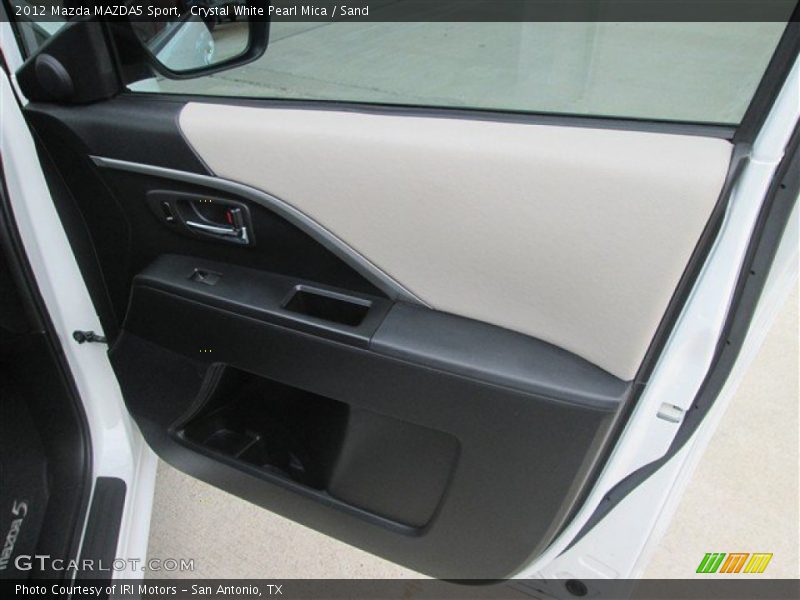 Crystal White Pearl Mica / Sand 2012 Mazda MAZDA5 Sport