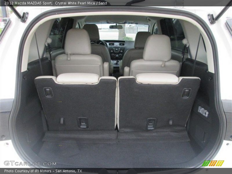 Crystal White Pearl Mica / Sand 2012 Mazda MAZDA5 Sport