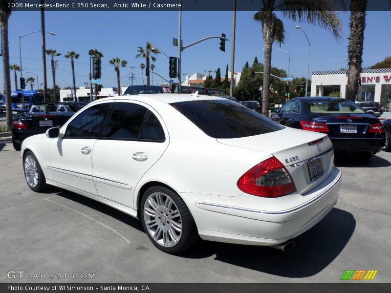 Arctic White / Cashmere 2008 Mercedes-Benz E 350 Sedan