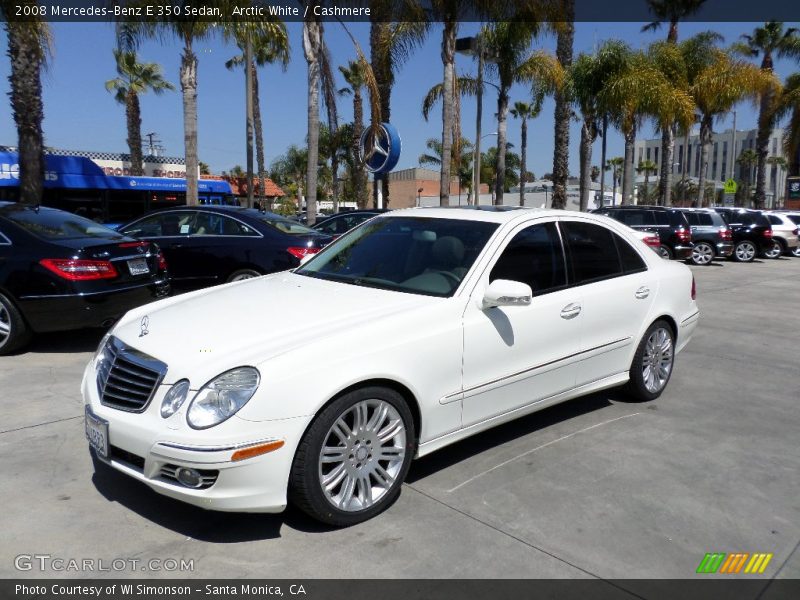 Arctic White / Cashmere 2008 Mercedes-Benz E 350 Sedan