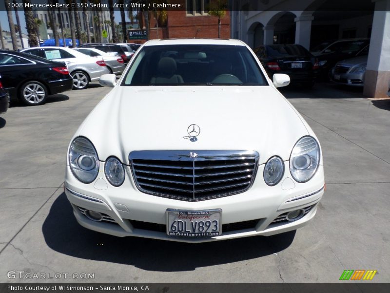 Arctic White / Cashmere 2008 Mercedes-Benz E 350 Sedan