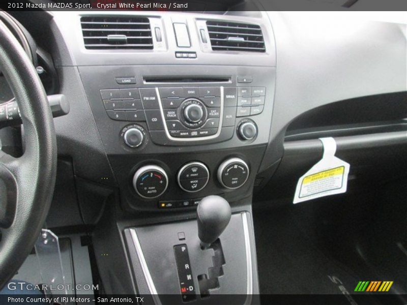Crystal White Pearl Mica / Sand 2012 Mazda MAZDA5 Sport