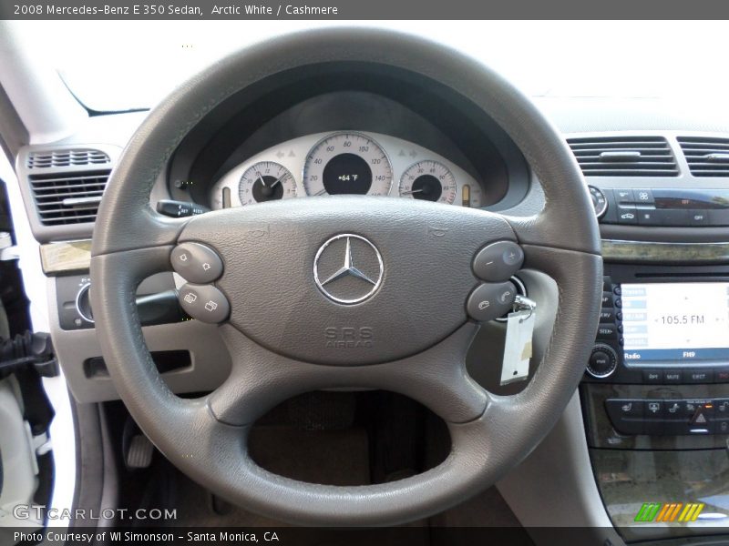 Arctic White / Cashmere 2008 Mercedes-Benz E 350 Sedan