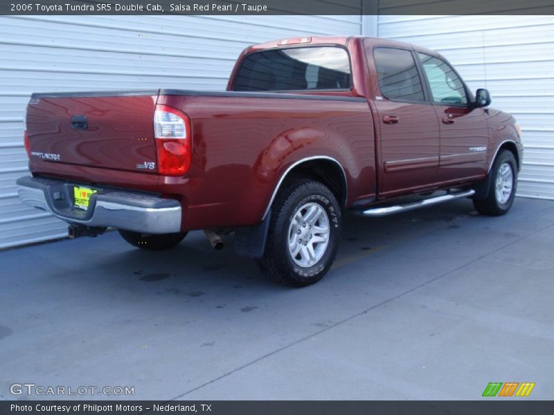 Salsa Red Pearl / Taupe 2006 Toyota Tundra SR5 Double Cab