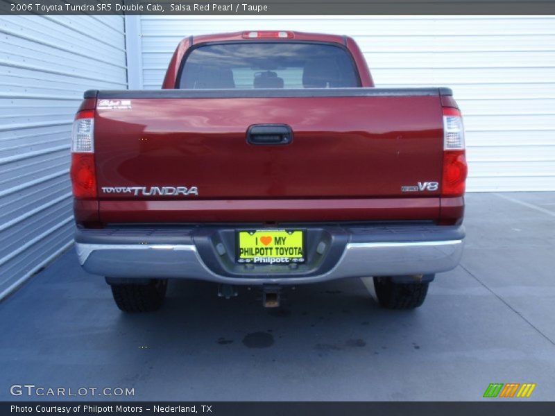 Salsa Red Pearl / Taupe 2006 Toyota Tundra SR5 Double Cab