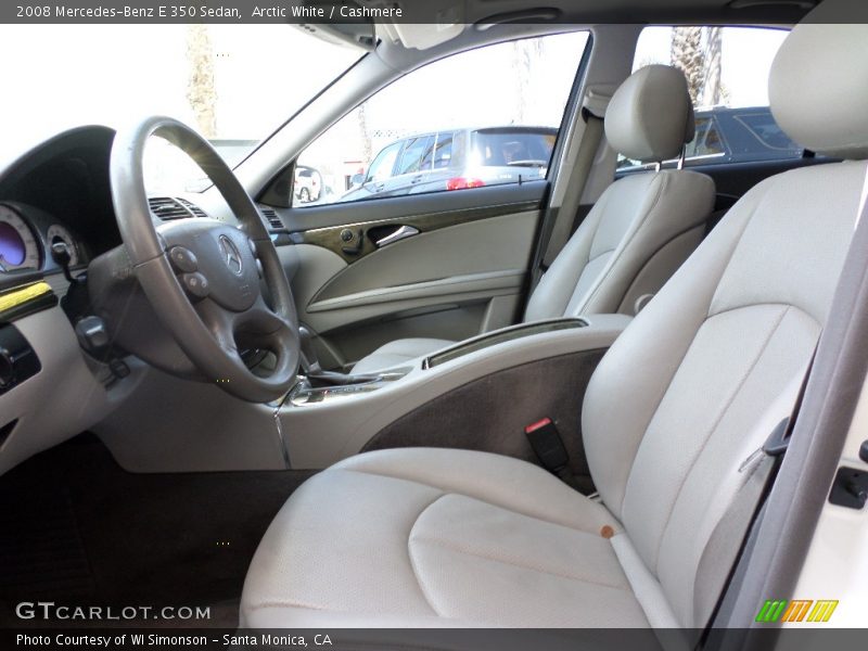 Arctic White / Cashmere 2008 Mercedes-Benz E 350 Sedan