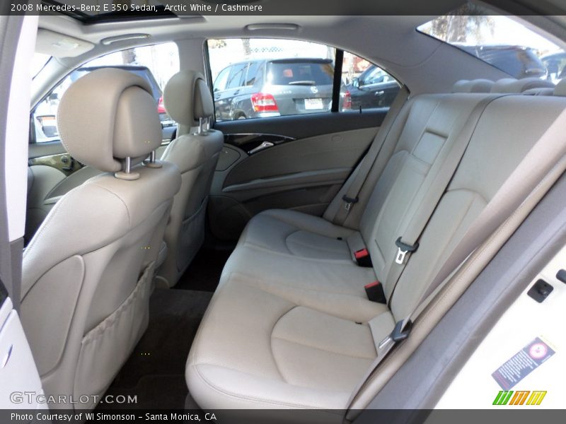 Arctic White / Cashmere 2008 Mercedes-Benz E 350 Sedan