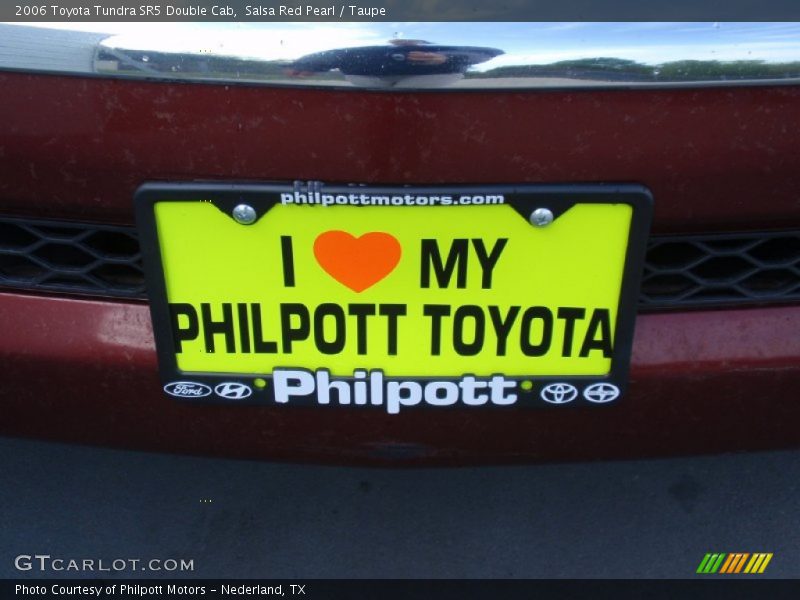 Salsa Red Pearl / Taupe 2006 Toyota Tundra SR5 Double Cab