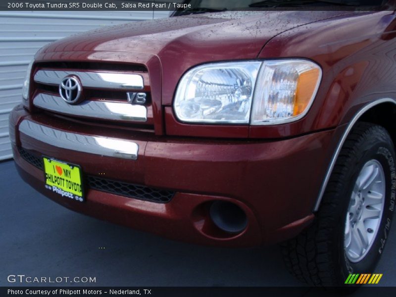 Salsa Red Pearl / Taupe 2006 Toyota Tundra SR5 Double Cab