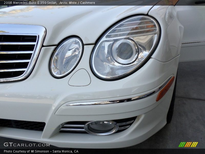 Arctic White / Cashmere 2008 Mercedes-Benz E 350 Sedan