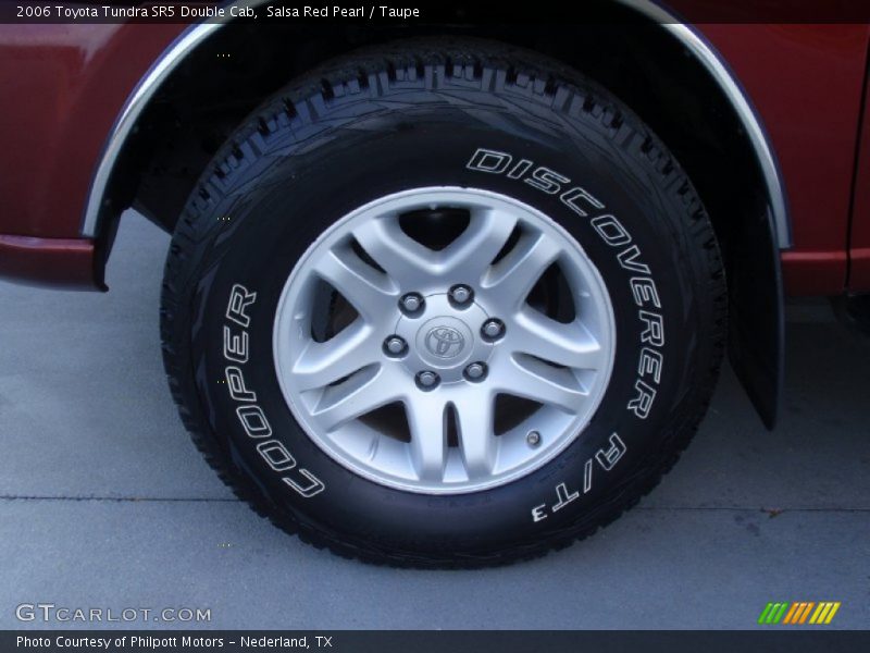 Salsa Red Pearl / Taupe 2006 Toyota Tundra SR5 Double Cab