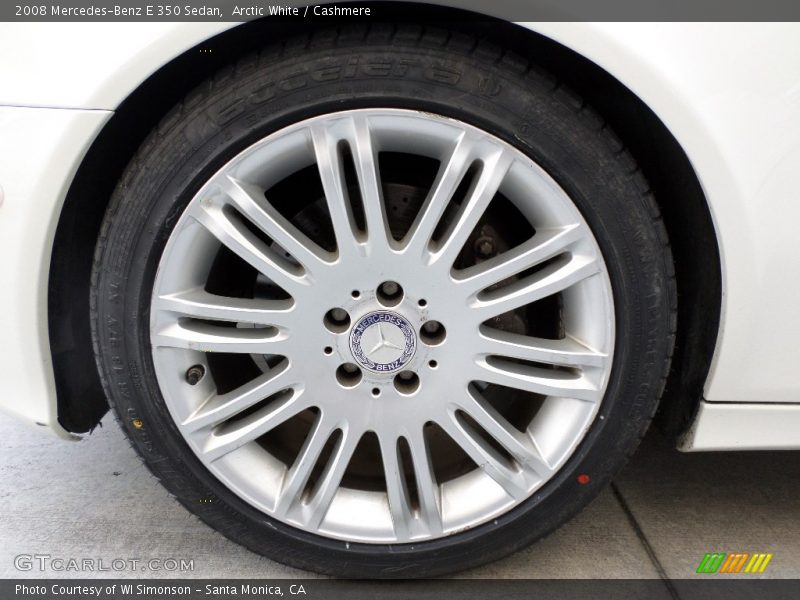 Arctic White / Cashmere 2008 Mercedes-Benz E 350 Sedan