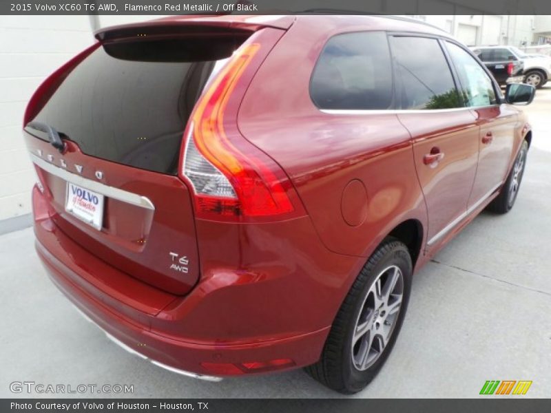 Flamenco Red Metallic / Off Black 2015 Volvo XC60 T6 AWD