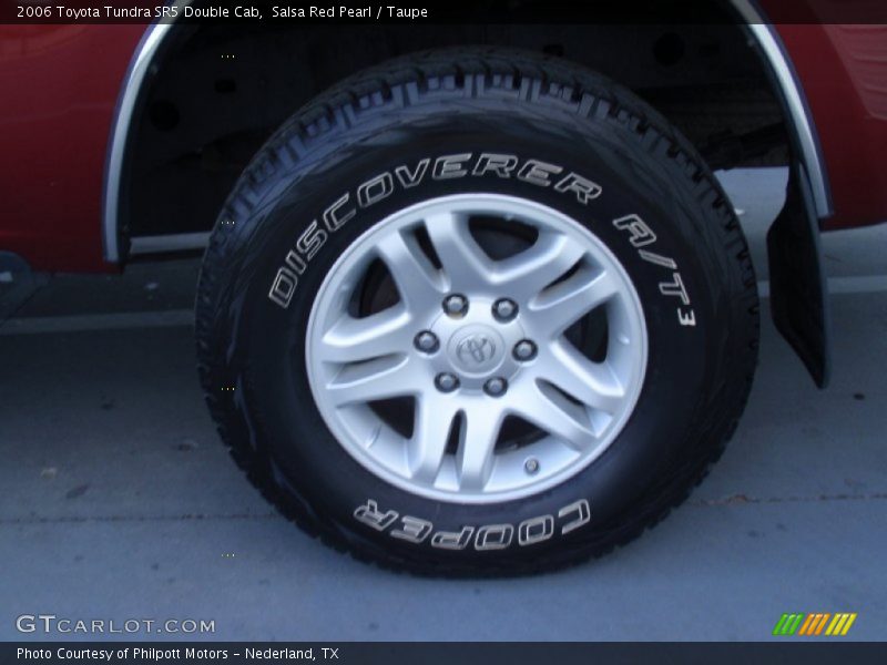 Salsa Red Pearl / Taupe 2006 Toyota Tundra SR5 Double Cab