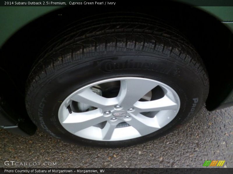 Cypress Green Pearl / Ivory 2014 Subaru Outback 2.5i Premium