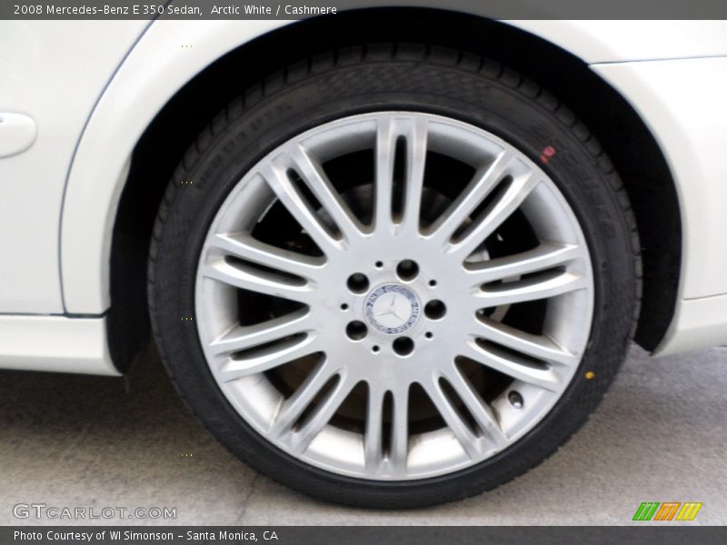 Arctic White / Cashmere 2008 Mercedes-Benz E 350 Sedan