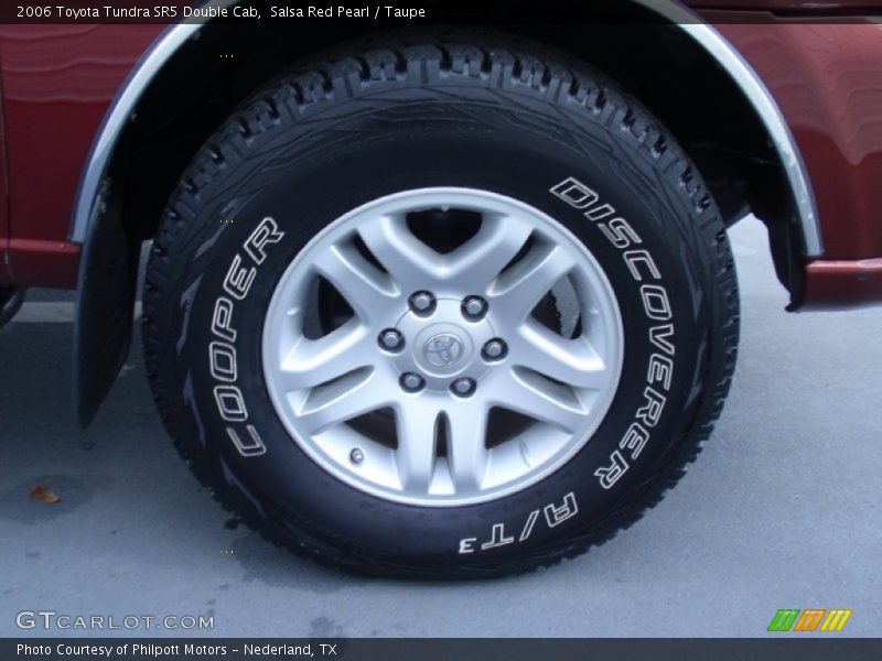 Salsa Red Pearl / Taupe 2006 Toyota Tundra SR5 Double Cab