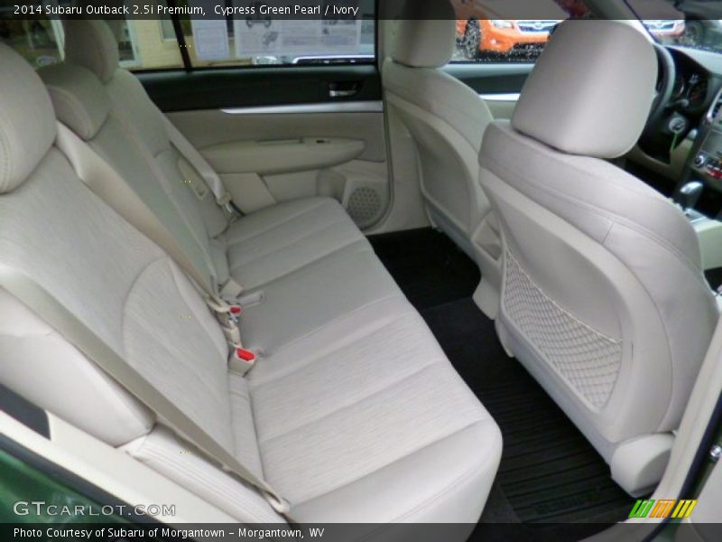 Cypress Green Pearl / Ivory 2014 Subaru Outback 2.5i Premium