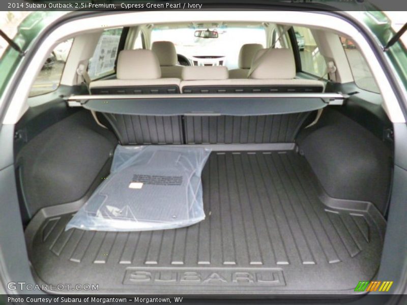 Cypress Green Pearl / Ivory 2014 Subaru Outback 2.5i Premium