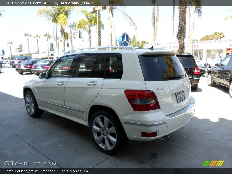 Arctic White / Black 2011 Mercedes-Benz GLK 350