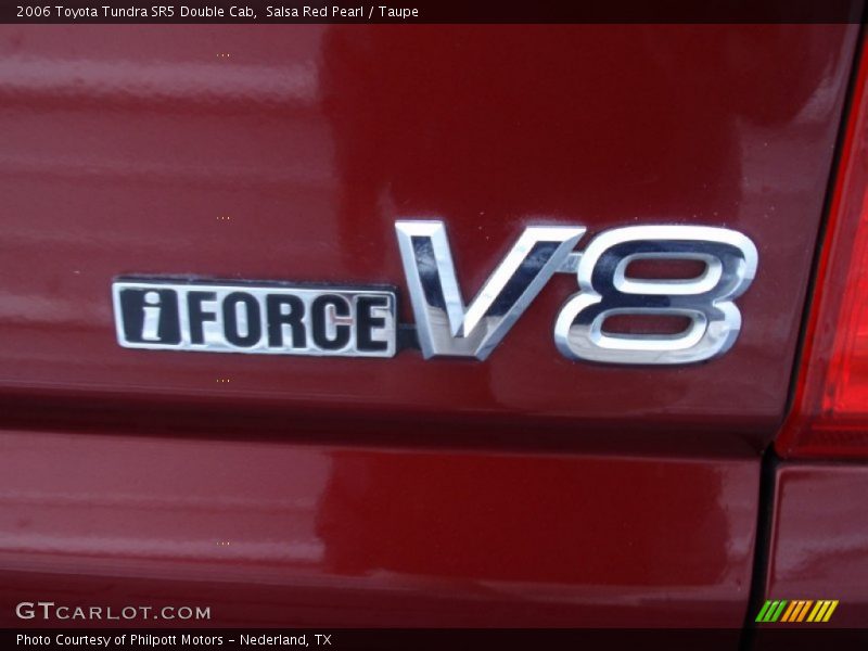 Salsa Red Pearl / Taupe 2006 Toyota Tundra SR5 Double Cab